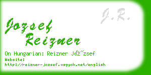 jozsef reizner business card